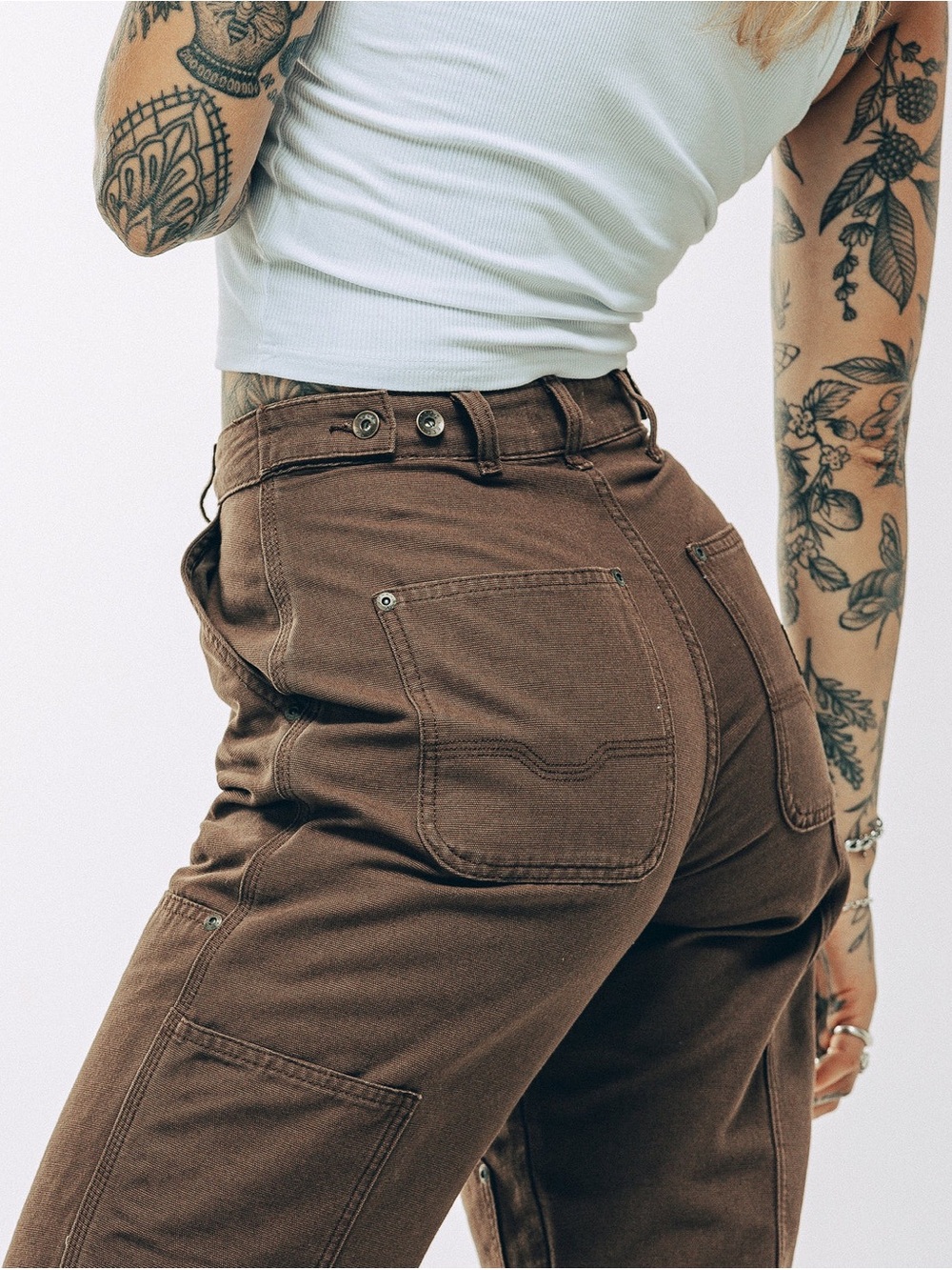 P&Co Albion Carpenter Pants – Caribou - Picture 6 of 16